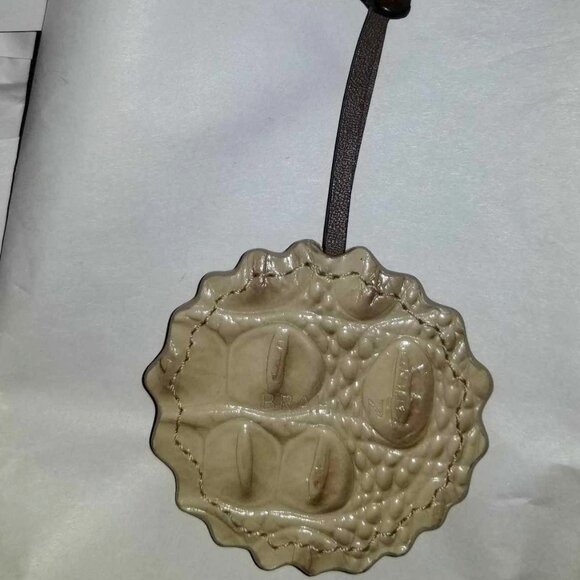 RARE SAMPLE STUDDED BRAHMIN CHARM KEYCHAIN TASSEL - Picture 2 of 3